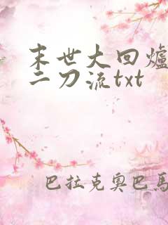 末世大回炉二十二刀流txt
