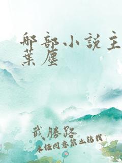 哪部小说主角叫叶尘