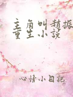 主角叫赵振国的重生小说