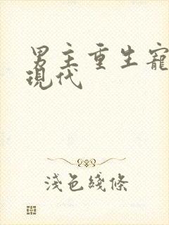 男主重生宠妻文现代