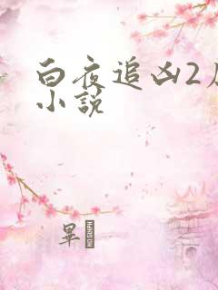 白夜追凶2原著小说