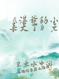 《湛爷的小妖精长大了》免费阅读