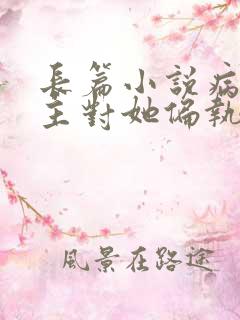 长篇小说病娇男主对她偏执上瘾