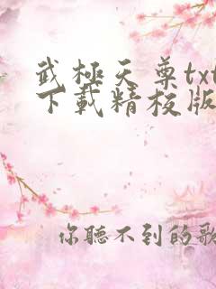 武极天尊txt下载精校版