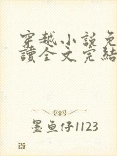 穿越小说免费阅读全文完结版