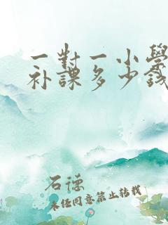 一对一小学数学补课多少钱一个小时