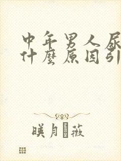 中年男人尿频是什么原因引起的