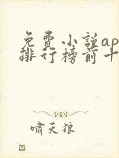 免费小说app排行榜前十名