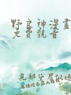 野良神漫画全集免费观看