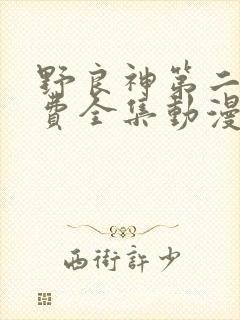 野良神第二季免费全集动漫