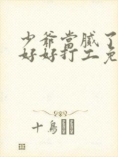 少爷当腻了只想好好打工免费观看