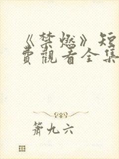 《禁燃》短剧免费观看全集