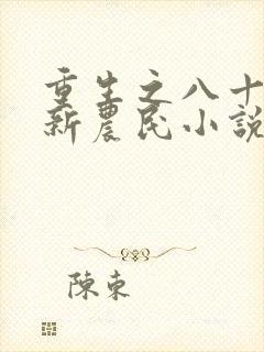 重生之八十年代新农民小说