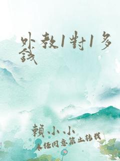 外教1对1多少钱