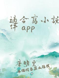 适合写小说的软件 app
