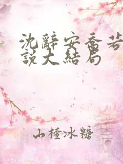 沈辞安乔若兮小说大结局