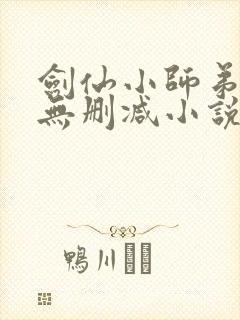 剑仙小师弟我惹无删减小说笔趣阁