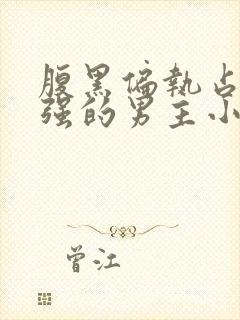 腹黑偏执占有欲强的男主小说