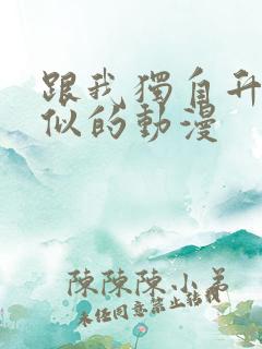 跟我独自升级类似的动漫