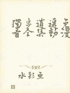 独步逍遥免费观看全集动漫高清版