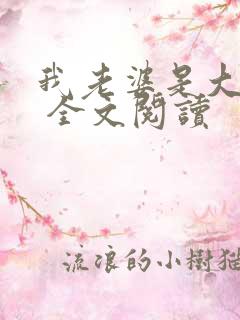 我老婆是大明星 全文阅读