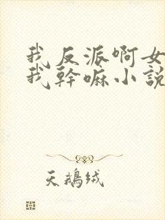 我反派啊女主演我干嘛小说免费阅读