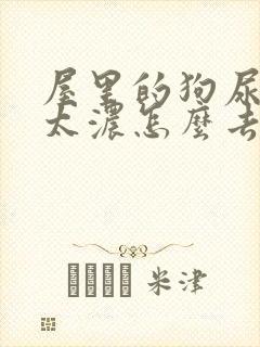 屋里的狗尿骚味太浓怎么去除