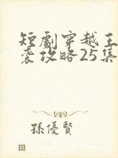 短剧穿越王妃逆袭攻略25集免费观看