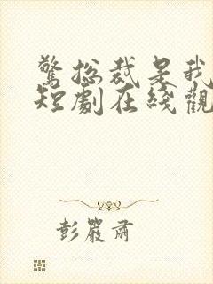 惊总裁是我老公短剧在线观看