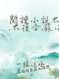 阅读小说不原谅,不复合,苏小姐独美