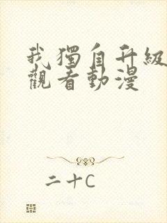 我独自升级在线观看动漫