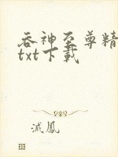 吞神至尊精校版txt下载