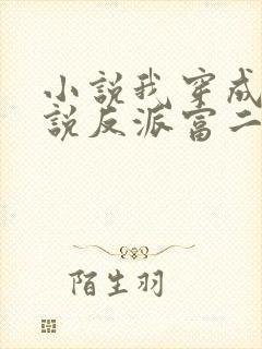 小说我穿成了小说反派富二代