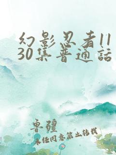 幻影忍者11季30集普通话免费观看