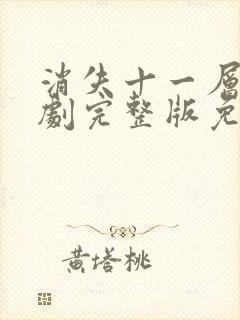 消失十一层电视剧完整版免费