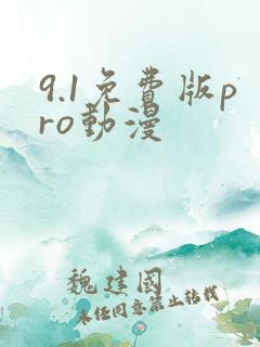 9.1免费版pro动漫