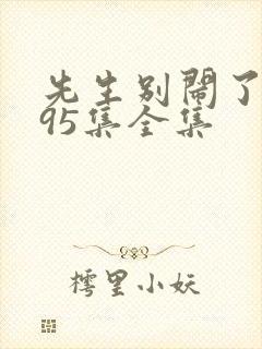 先生别闹了短剧95集全集