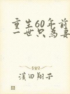 重生60年前这一世只为妻儿全集在线观看
