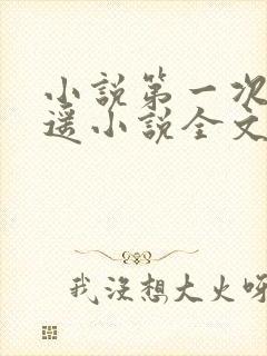 小说第一次陈之遥小说全文免费阅读