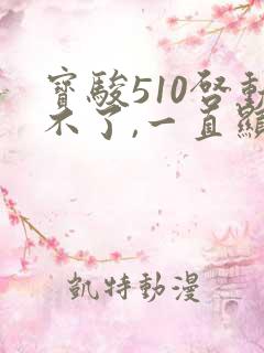 宝骏510启动不了,一直显示要踩离合空档启动