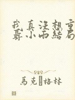 我真没想重生啊聂小雨结局