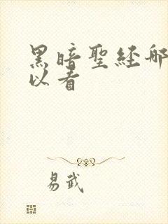 黑暗圣经哪里可以看