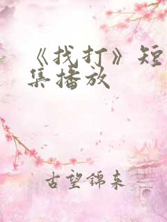 《找打》短剧全集播放