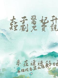 太子医妃升职记短剧免费观看