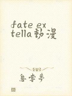 fate extella动漫