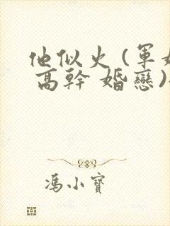 他似火 (军婚 高干 婚恋)全文免费笔趣阁