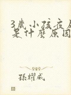 3岁小孩夜尿多是什么原因