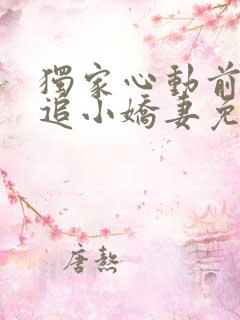 独家心动前夫复追小娇妻免费阅读小说