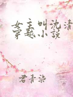 女主叫沈清欢的穿越小说