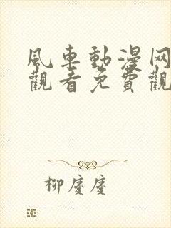 风车动漫网在线观看免费观看